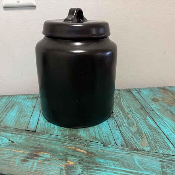 Rae Dunn Black Cookies Canister - Picture 3 of 6